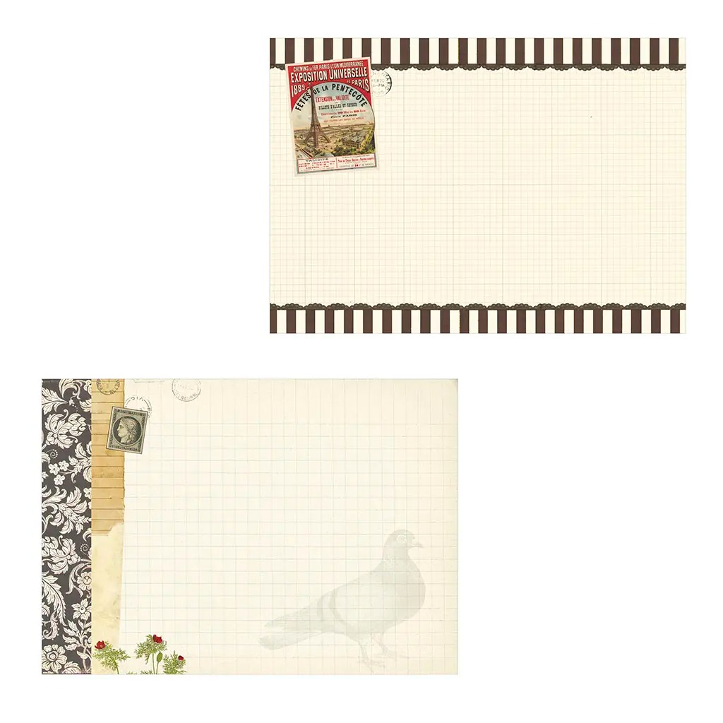 Cahier Illustré Bonjour de Paris - Gwenaëlle Trolez Créations