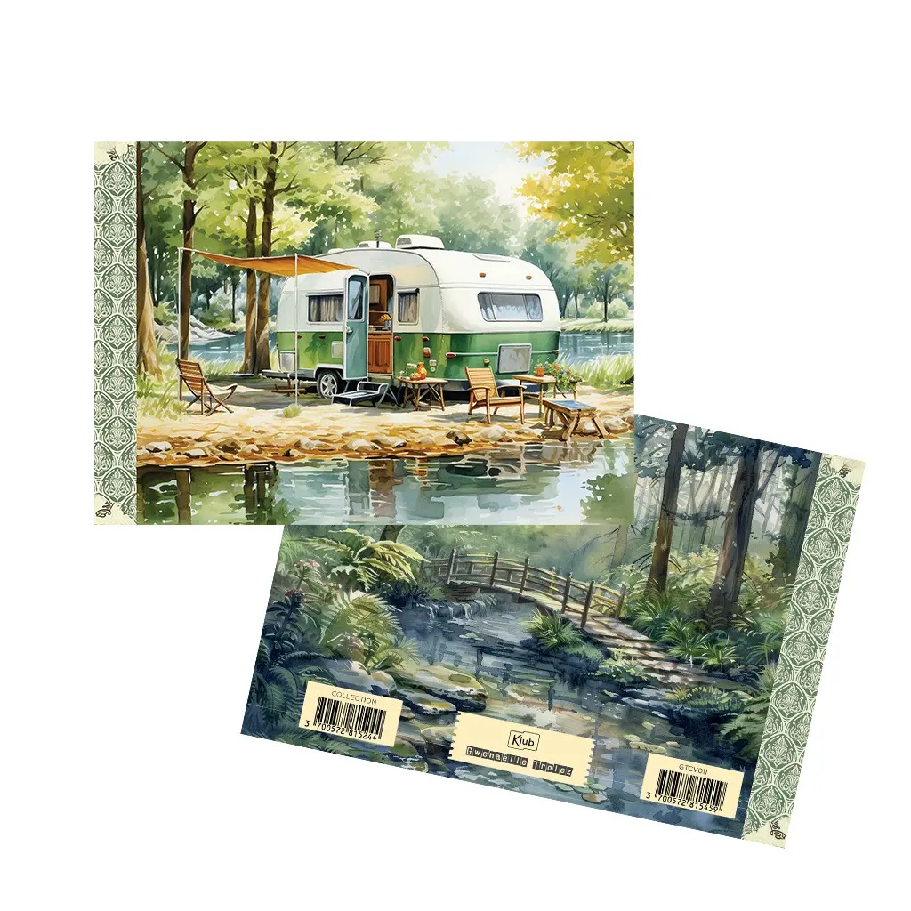 Cahier Illustré Escapades en Caravane - Gwenaëlle Trolez Créations