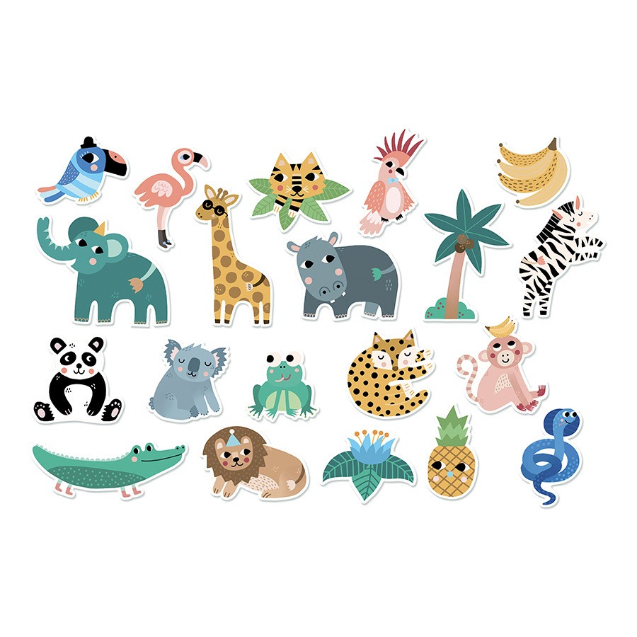 Magnets Jungle - Michelle Carlslund - Dès 2 ans