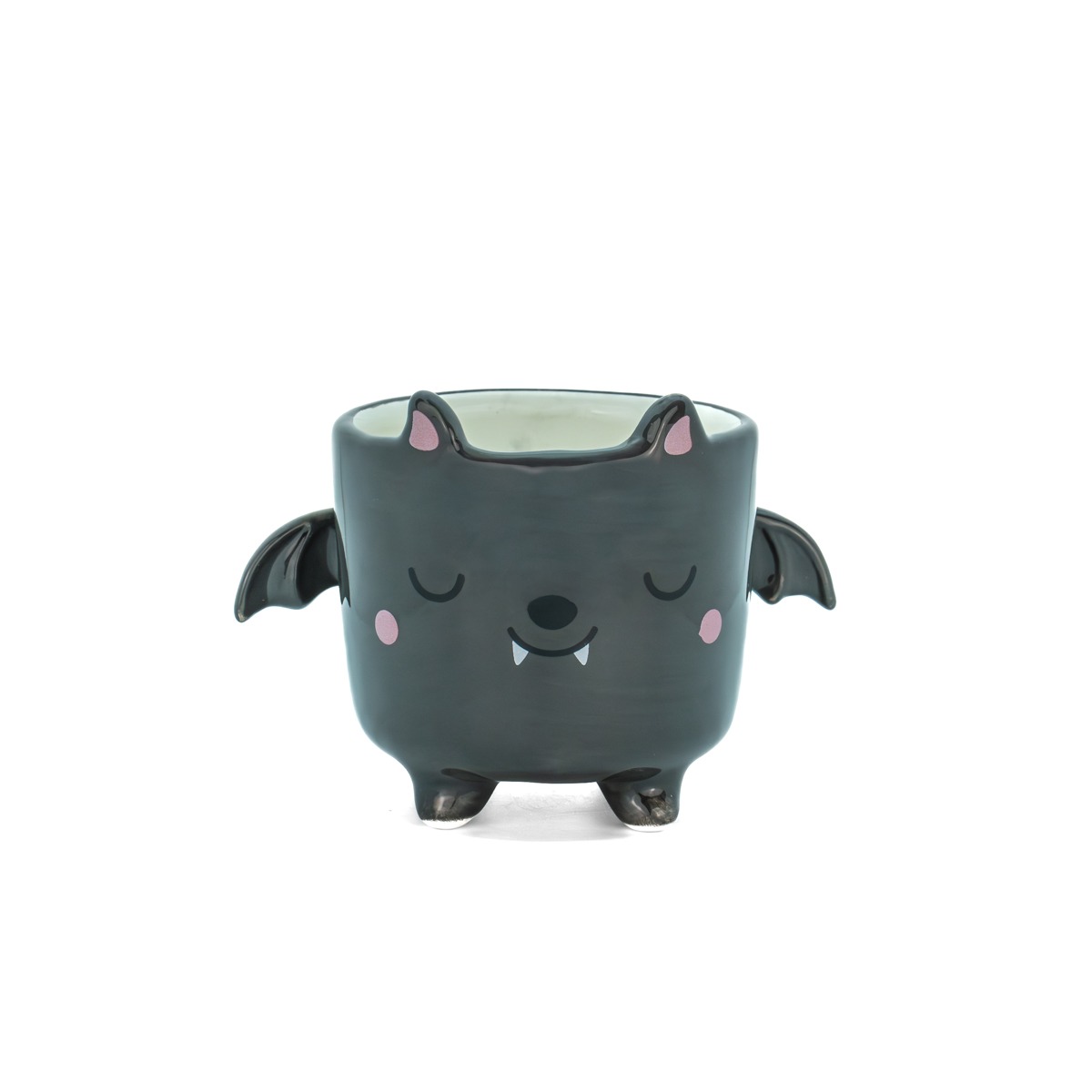 Petit cache pot sur pied Chauve Souris