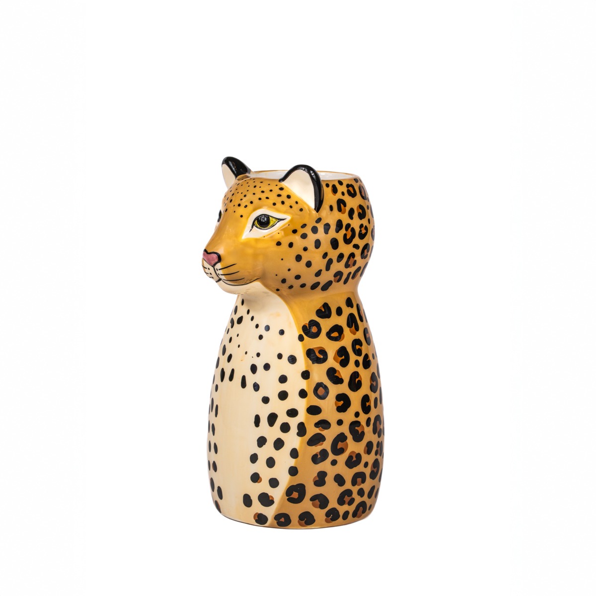 Vase Léopard Bagheera en céramique - 20 cm