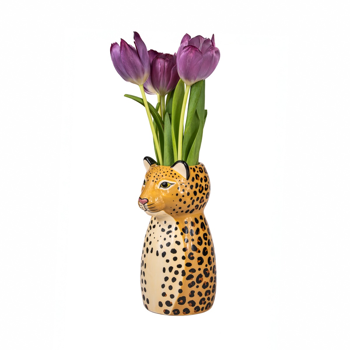 Vase Léopard Bagheera en céramique - 20 cm