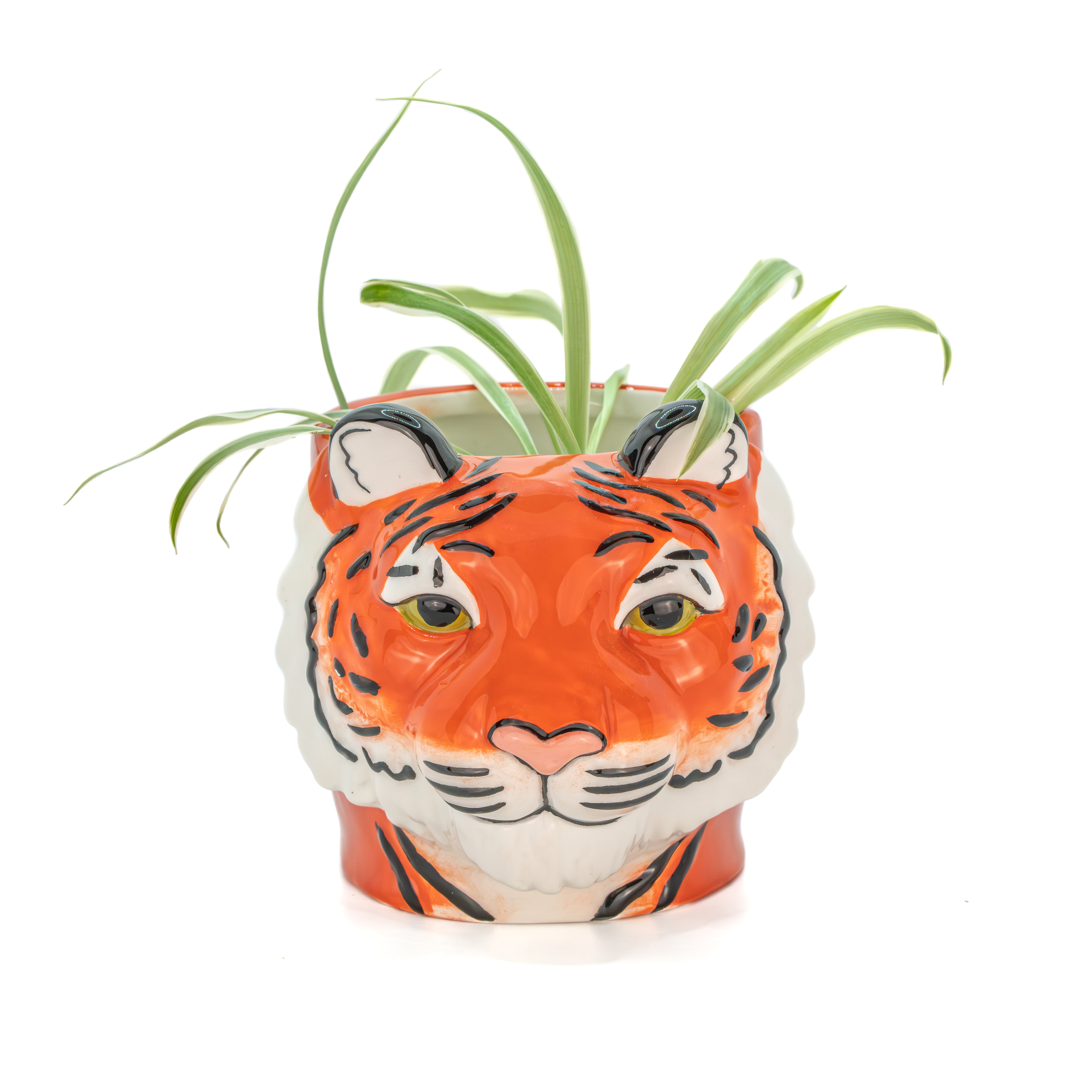 Cache Pot Tigre en céramique 12,5 cm