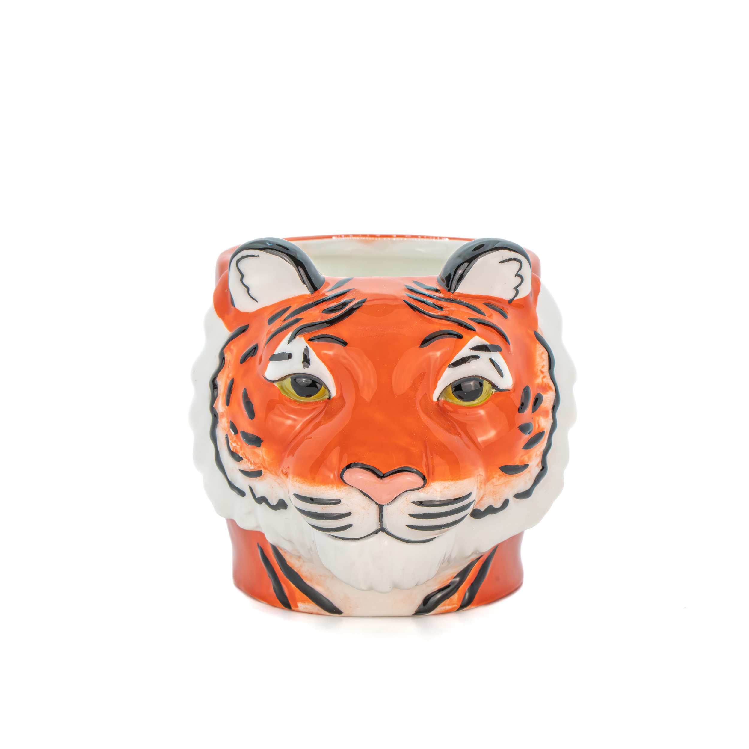 Cache Pot Tigre en céramique 12,5 cm