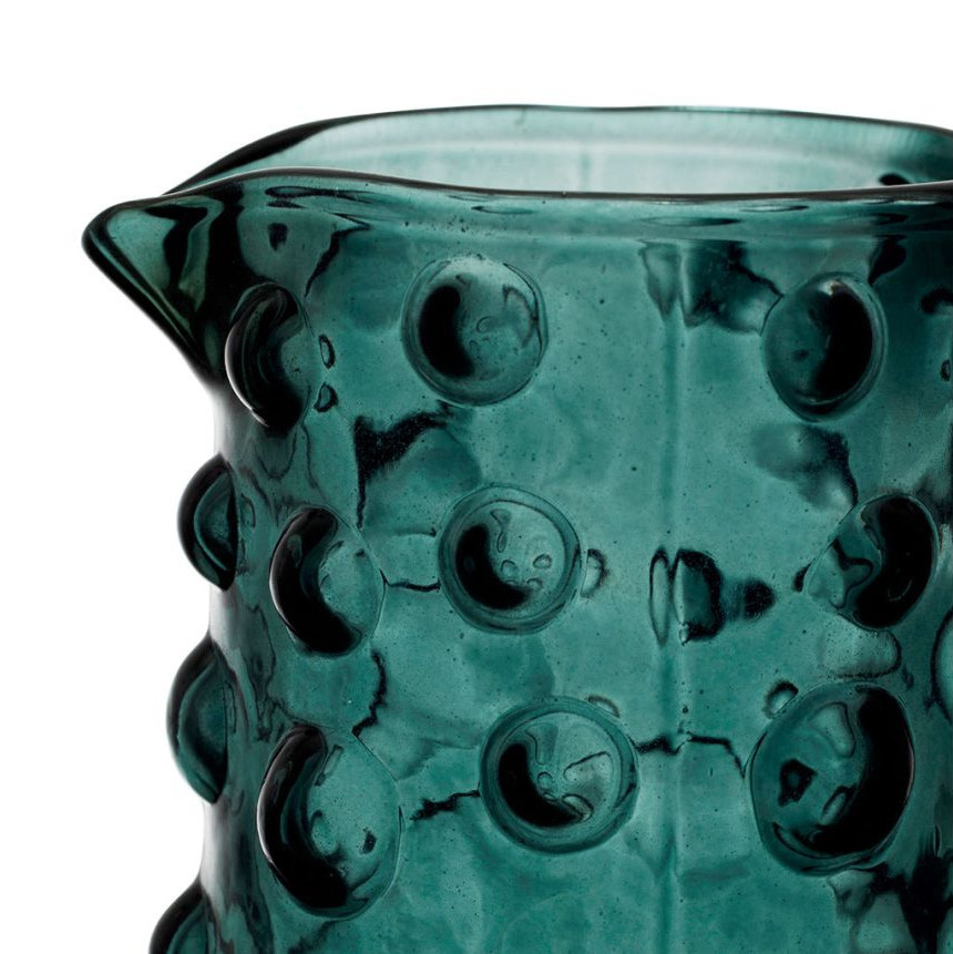Pichet Pétille Émeraude en verre Relief Bulles 1,6L