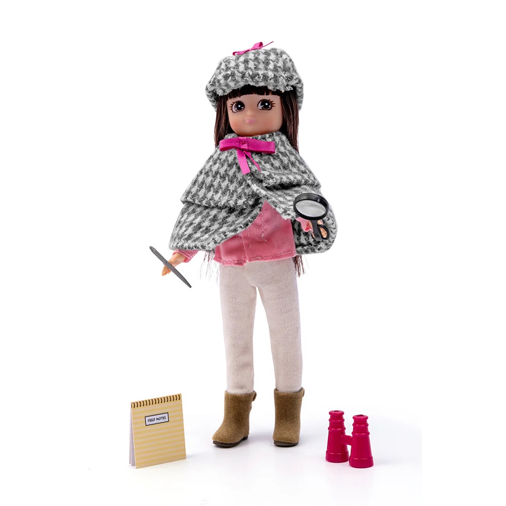 Tenue Enquêtrice Sherlock Holmes pour Poupée Lottie