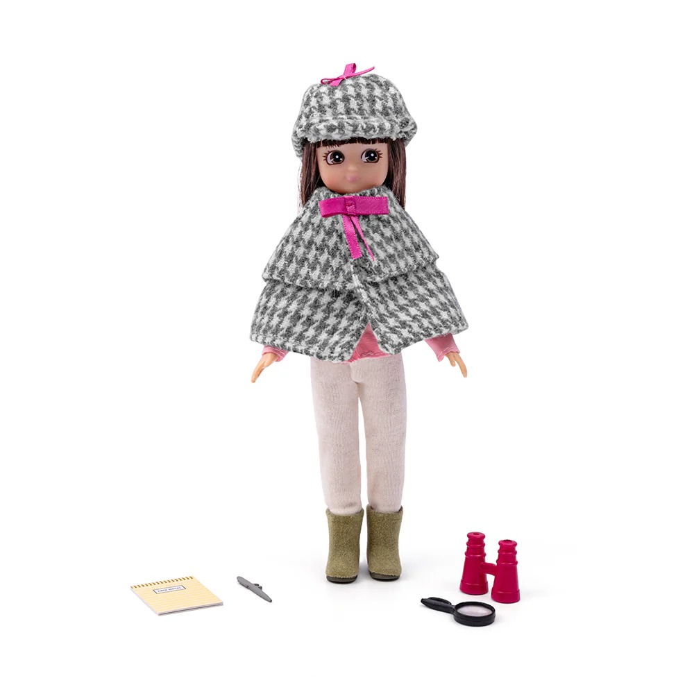 Tenue Enquêtrice Sherlock Holmes pour Poupée Lottie