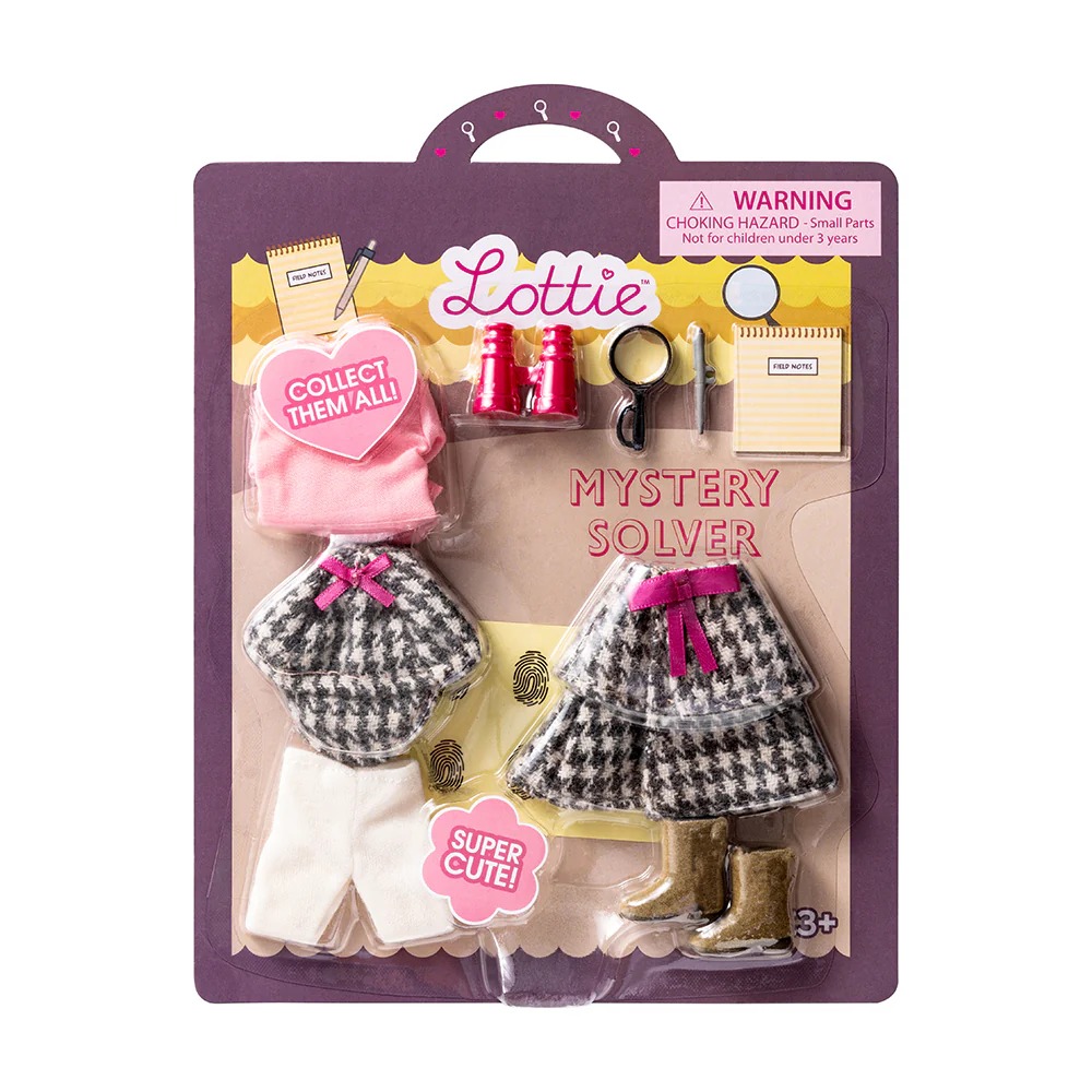 Tenue Enquêtrice Sherlock Holmes pour Poupée Lottie