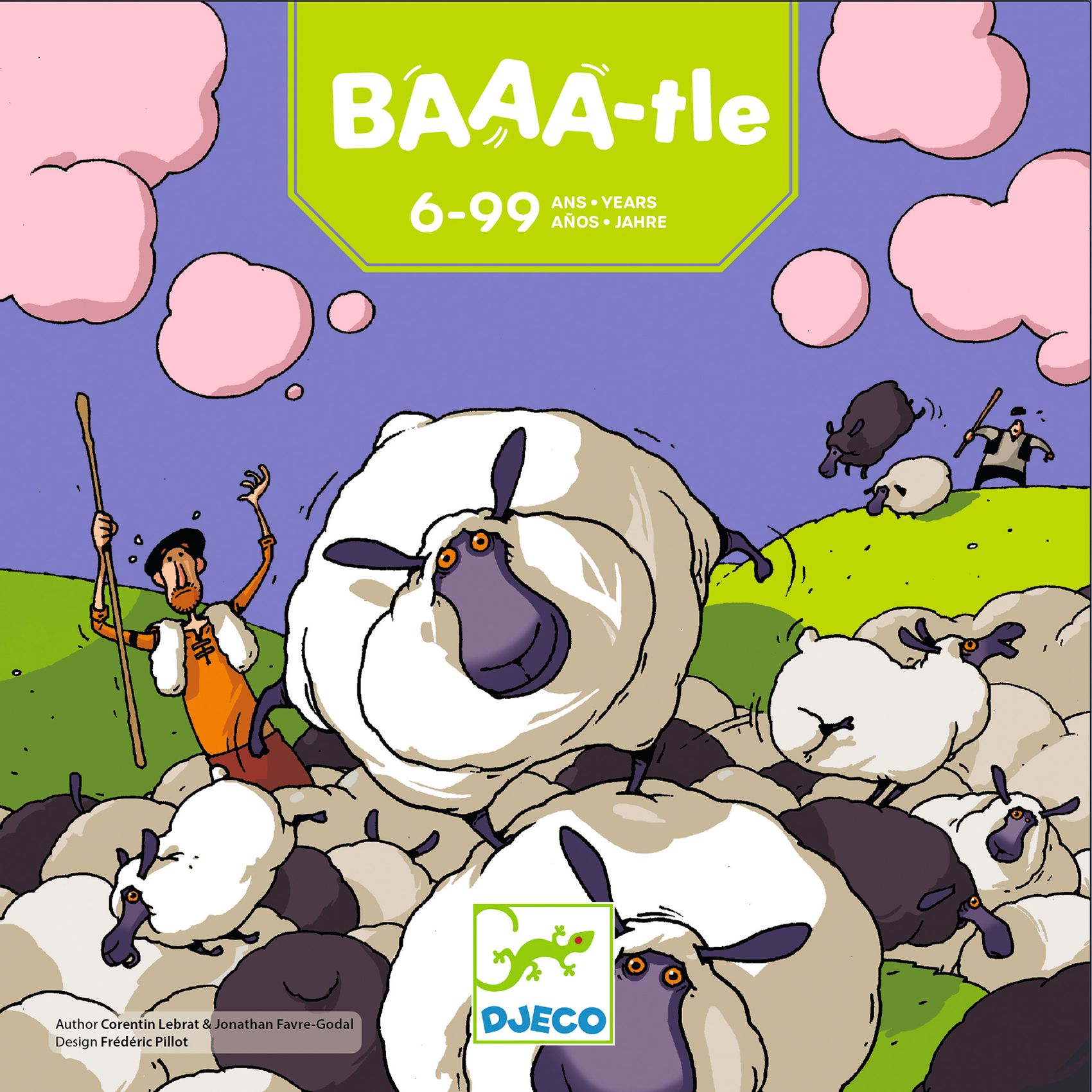 Jeu de société de stratégie court Baaa-tle - Dès 6 ans