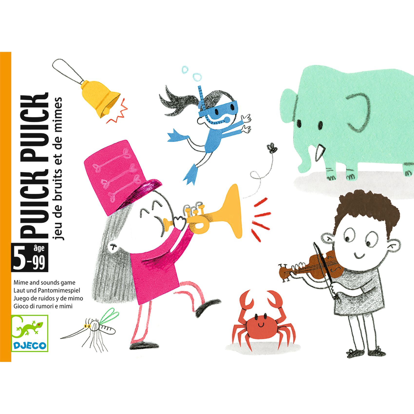 Puick Puick - Jeu de mime et de devinettes gesticulées - Dès 5 ans