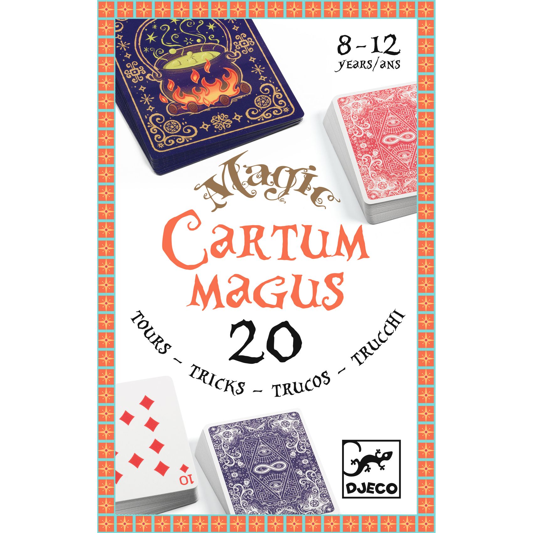 Cartum Magus - Coffret magie cartomagie tours cartes professionnels - Dès 8 ans