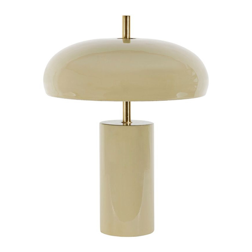 Lampe Design Arty Vert amande et laiton - 40 cm