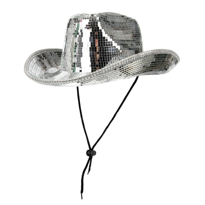 Chapeau de Cowboy Boule à Facettes Disco
