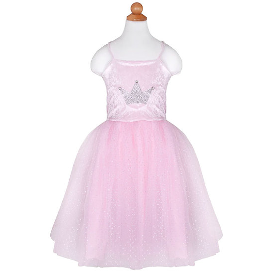 Déguisement fille Robe de Princesse Rose - 5 à  6 ans