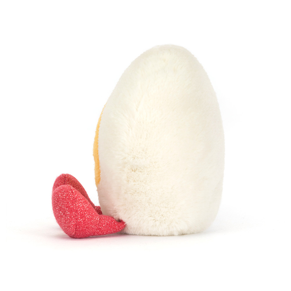 Peluche Jellycat Œuf Cœur - Amuseables Heart Boiled Egg - A6BEHE 12cm