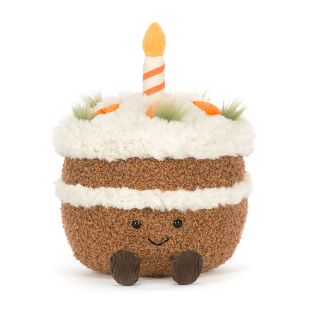 Peluche Jellycat Gâteau Carotte - Amuseables Carrot Cake - A2CRTC 15cm
