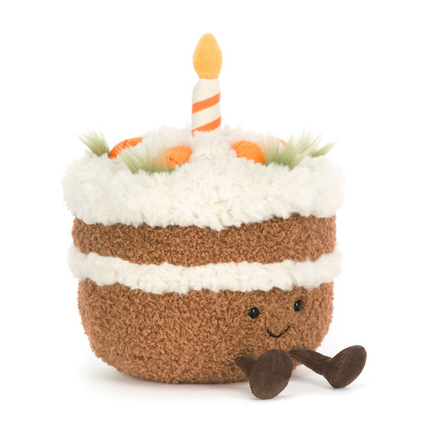 Peluche Jellycat Gâteau Carotte - Amuseables Carrot Cake - A2CRTC 15cm