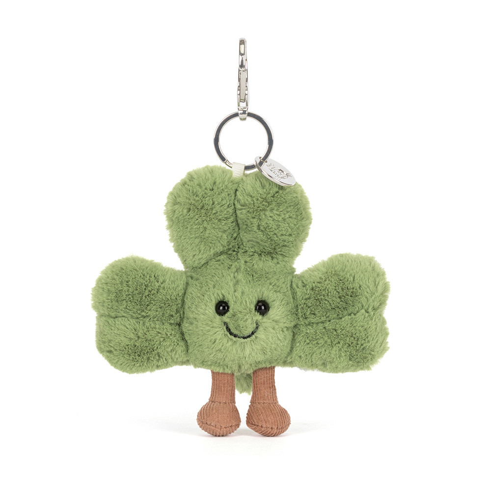 Porte-clés Jellycat Trèfle - Amuseables Siofra Shamrock - A4SHMBC 16cm