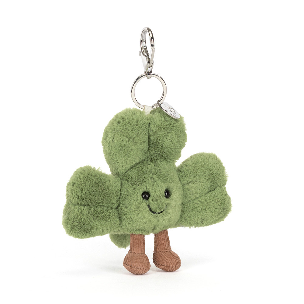 Porte-clés Jellycat Trèfle - Amuseables Siofra Shamrock - A4SHMBC 16cm