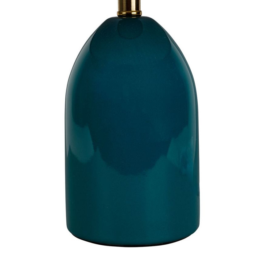 Lampe de table en céramique Romance Vert Émeraude - 32cm