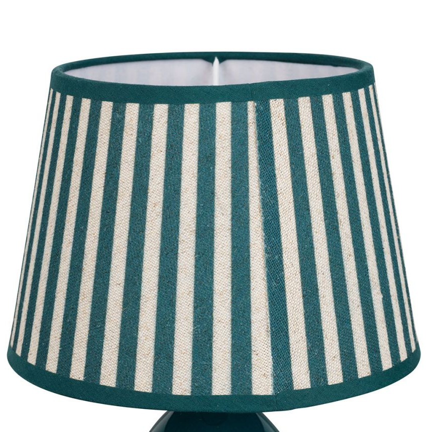 Lampe de table en céramique Romance Vert Émeraude - 32cm