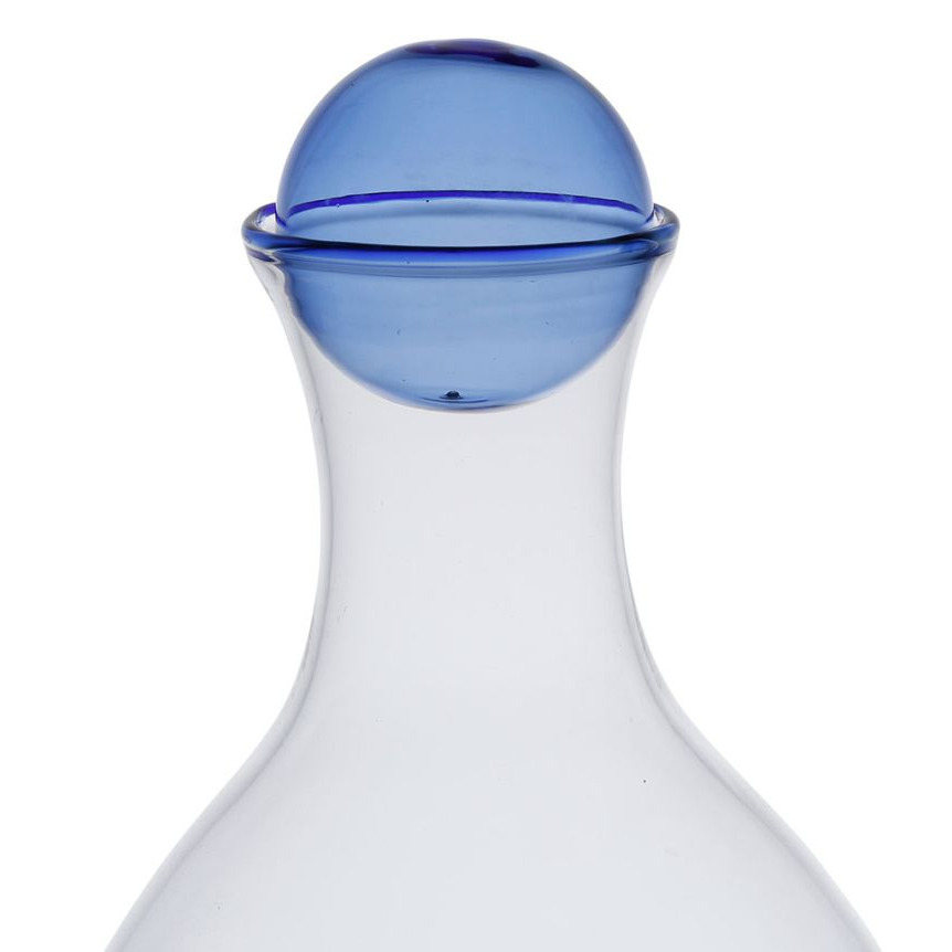 Carafe en verre borosilicate avec inclusion 1,5l - Bateau voilier