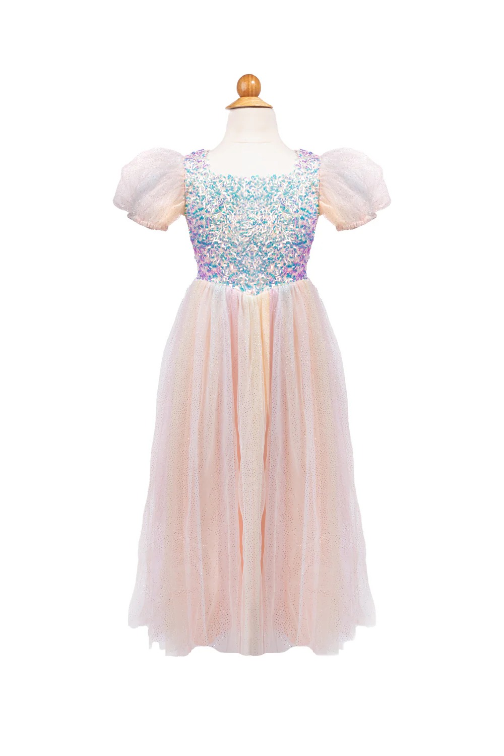Robe Étincelante Rainbow Sherbet - Taille 3-4 ans