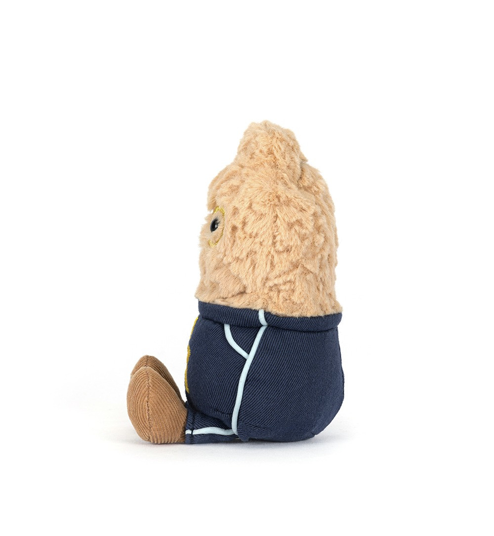 Peluche Jellycat Cacahuète Premier de la Classe – Amuseables Peanut Star Student Outfit – A6PSP 15cm