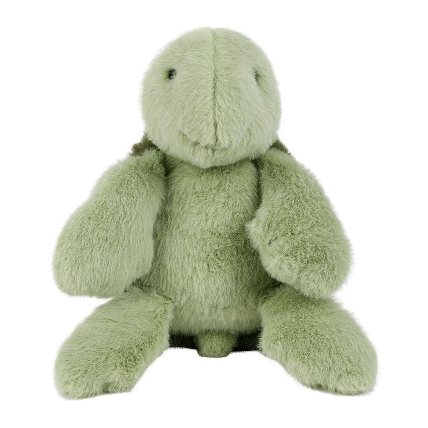 Peluche tortue verte Douster 31cm profil