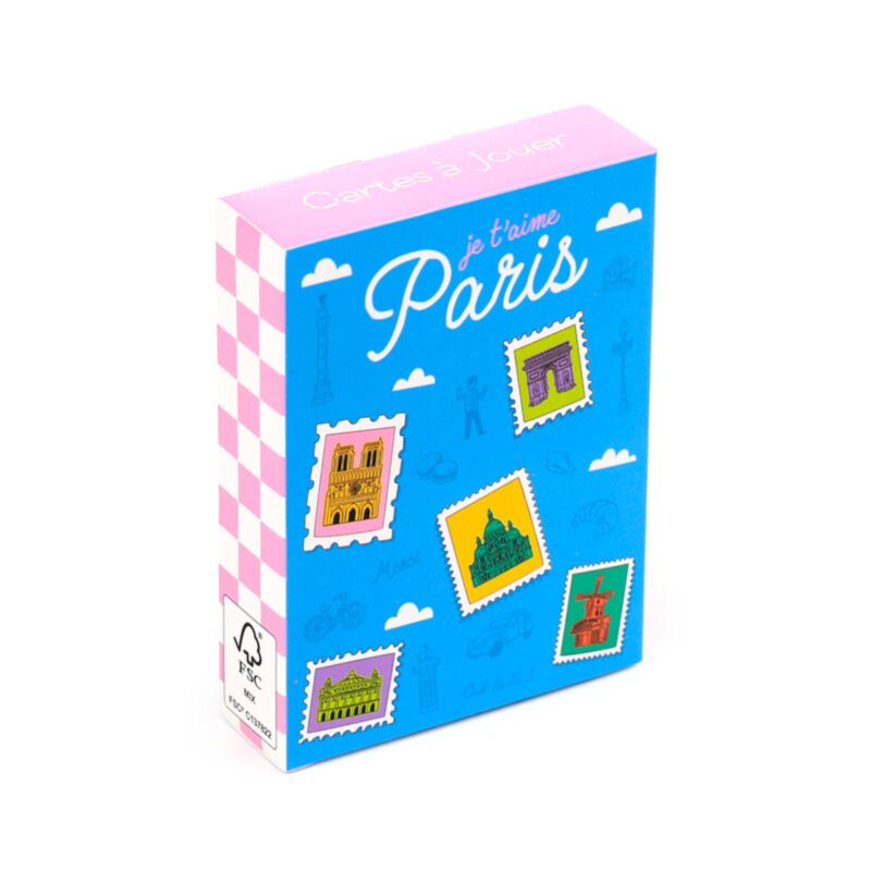 Jeu de Cartes Traditionnel - Je t\'aime Paris