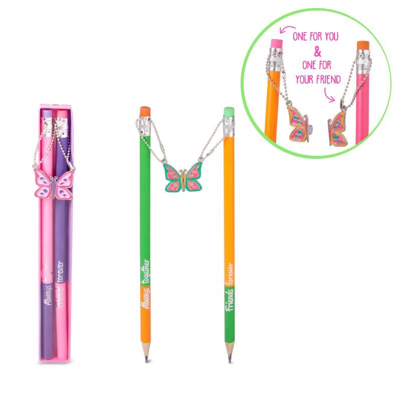 Duo de Crayons de papier Néon BFF