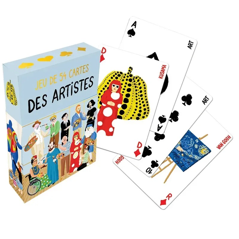 Jeu de 54 cartes Atelier d'Artistes en carton Dès 3 ans
