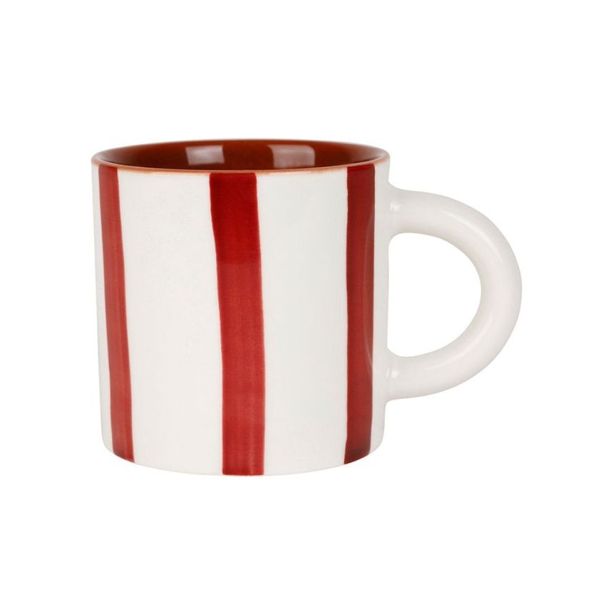 Tasse à Café en Grès Organic 17 cl - Bordeaux Terracotta