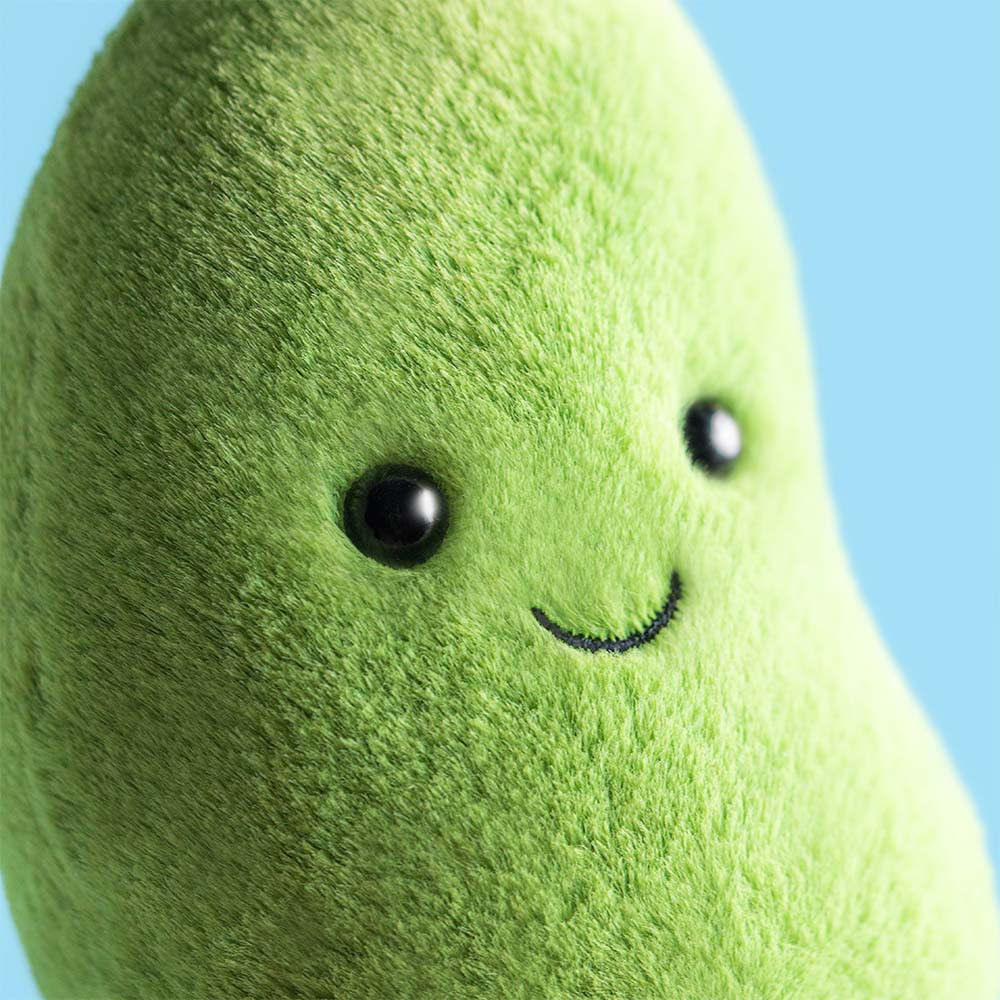 Peluche Jellycat Fèves dEdamame Soyella - museables Soyella Edamame Bean A4EDA 13cm