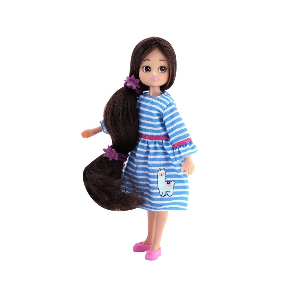 Poupée Lottie Brune avec cheveux longs - Long Hair Doll Dès 3 ans