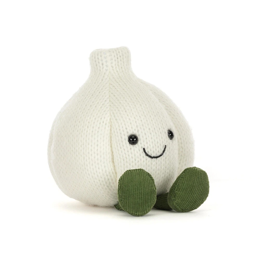 Peluche Jellycat Ginno le Petit Ail Rigolo - Amuseables Garlic - A4GAR 15cm