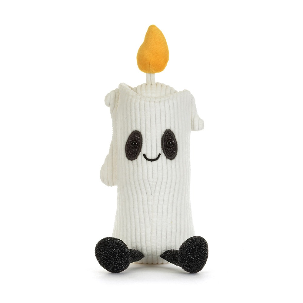 Peluche Jellycat Bougie Brigitte Paillettes - Amuseables Flickerty Candle - A4CAND 19cm