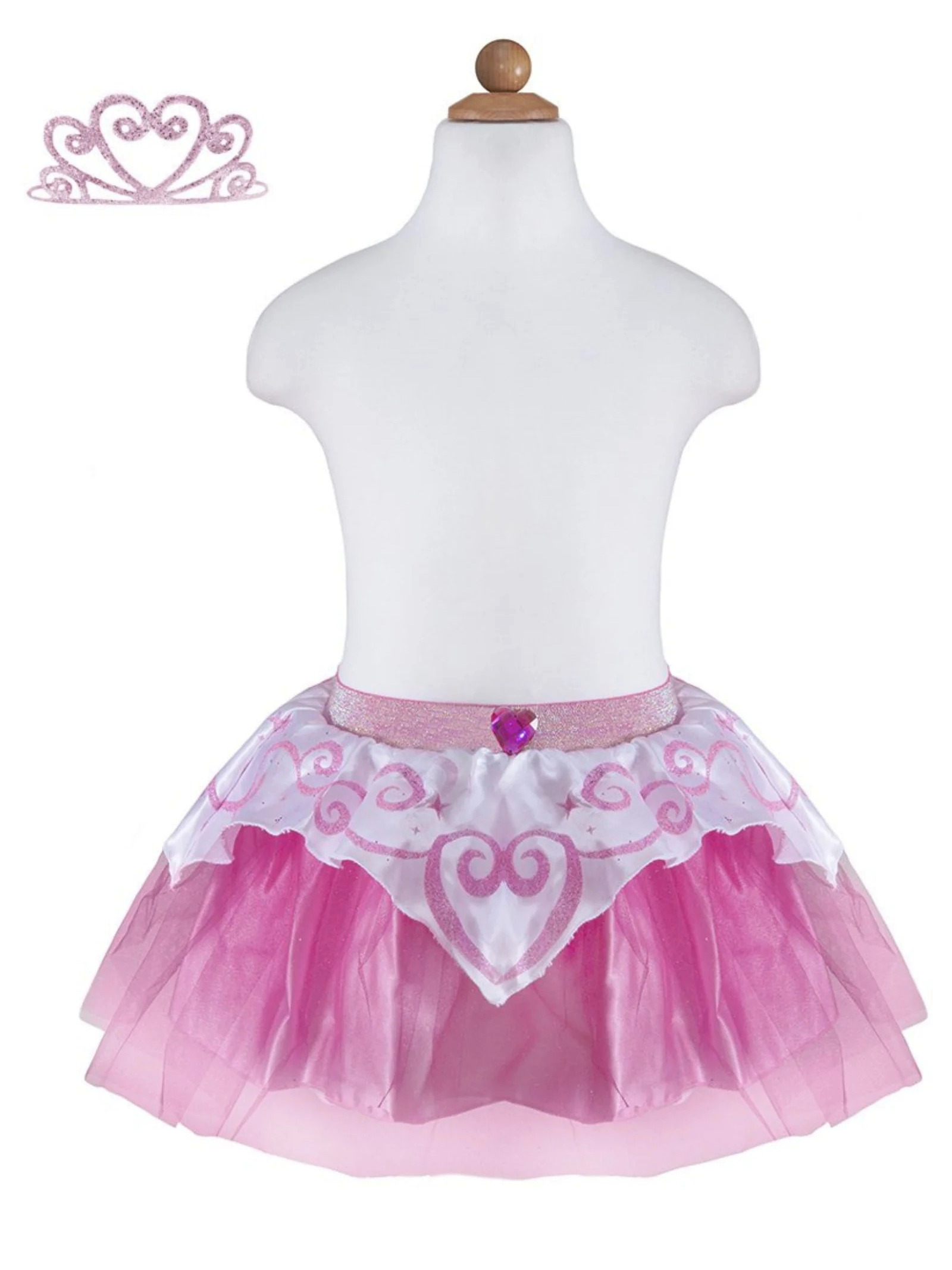 Déguisement enfant Princesse avec diadème - Jupe tutu rose - 46 ans