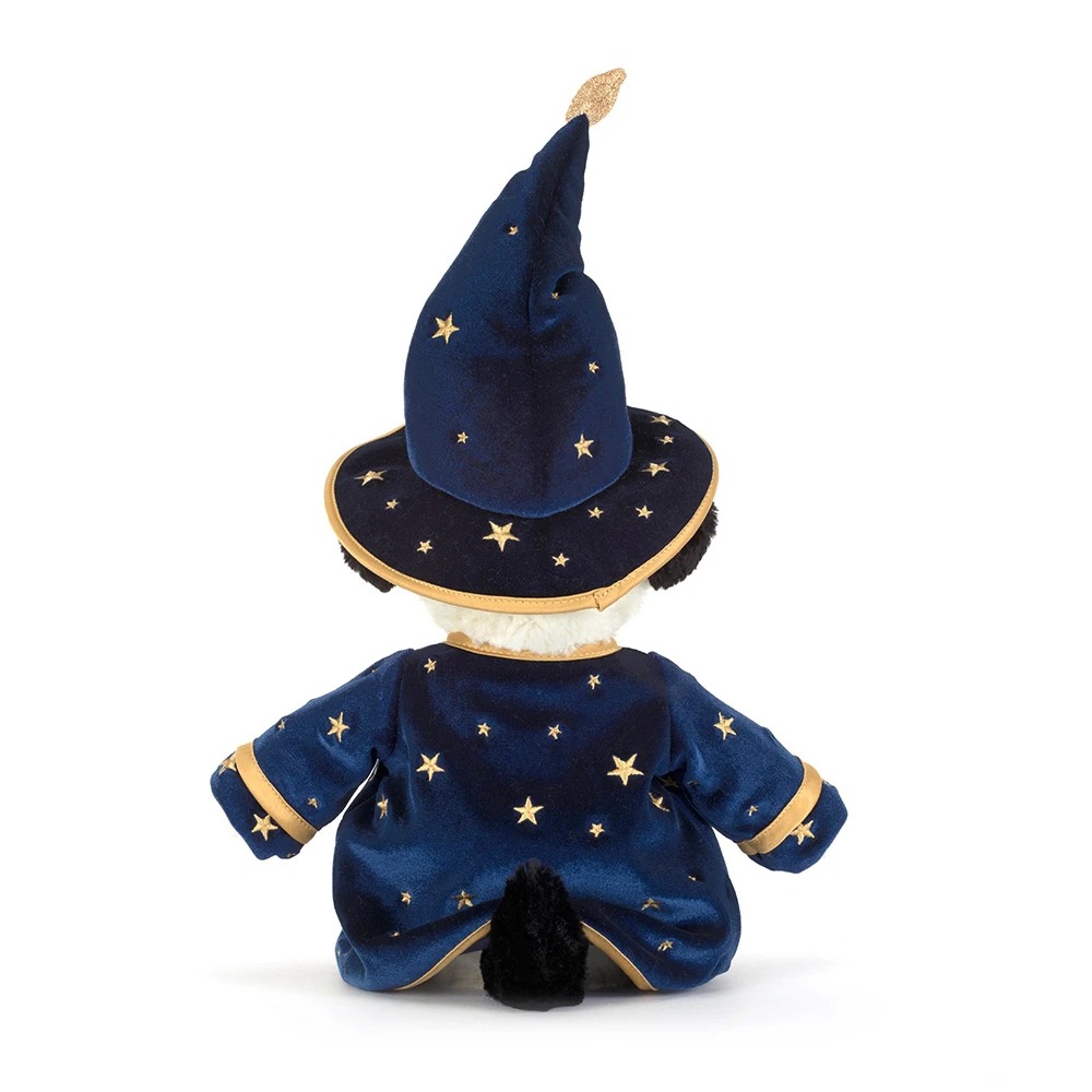 Peluche Jellycat Chiot Magicien rare - Rufferty Puppy Wizard - BAS3BCPW 31cm