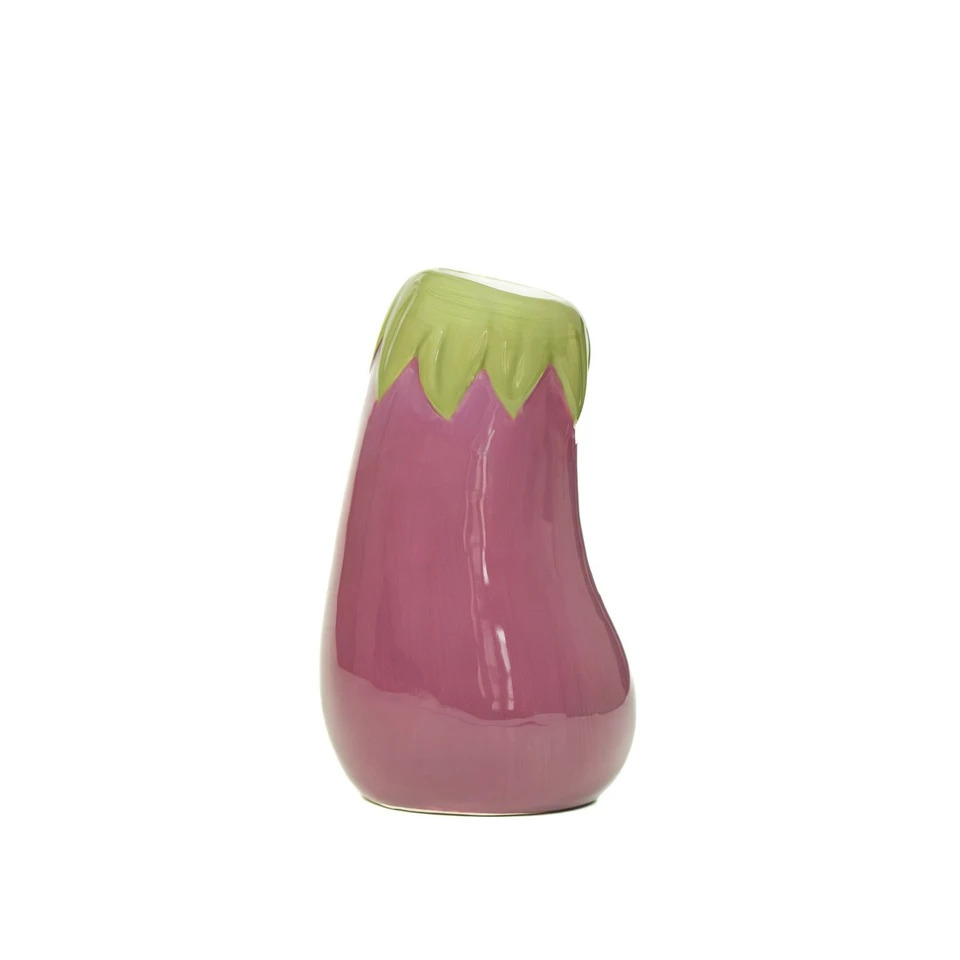 Vase Aubergine - Violet et Vert