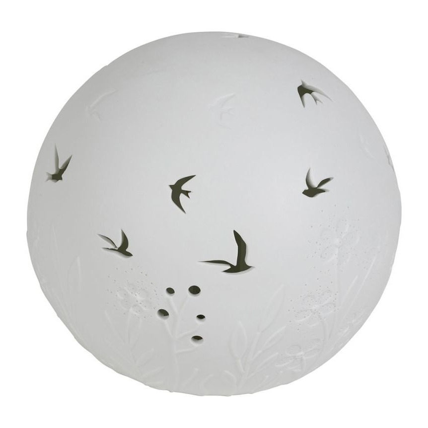 Lampe boule porcelaine 3