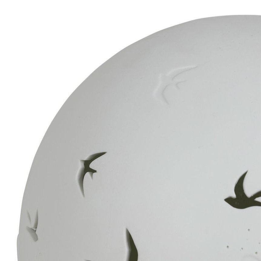 Lampe boule porcelaine 4