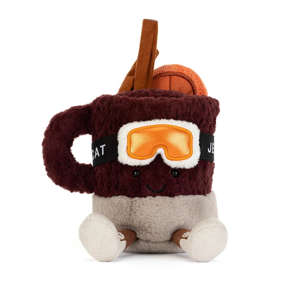 Peluche Jellycat Boisson épicée d\'hiver - Amuseables Mullover Spiced Drink - A4VINC 17 cm
