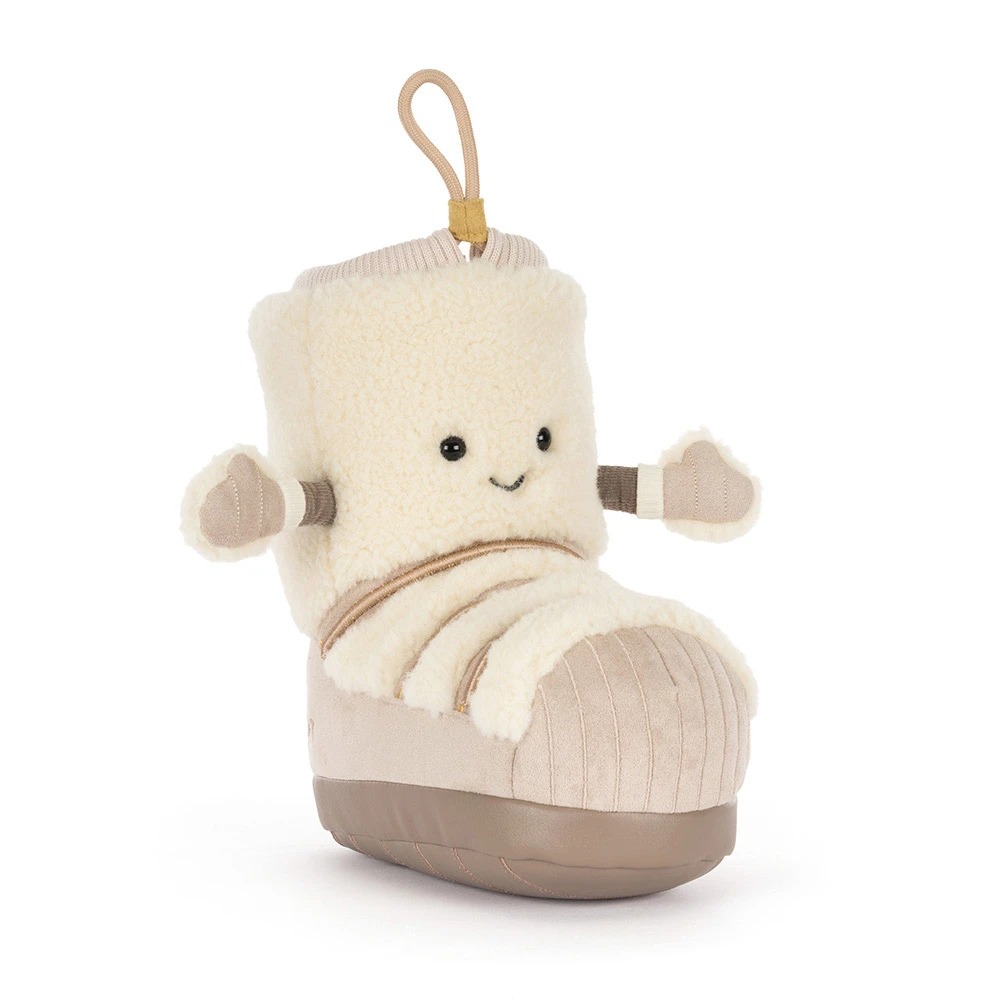 Peluche Jellycat Bottes de ski - Amuseables Perta Snow Boot - A2SBOOT 21 cm