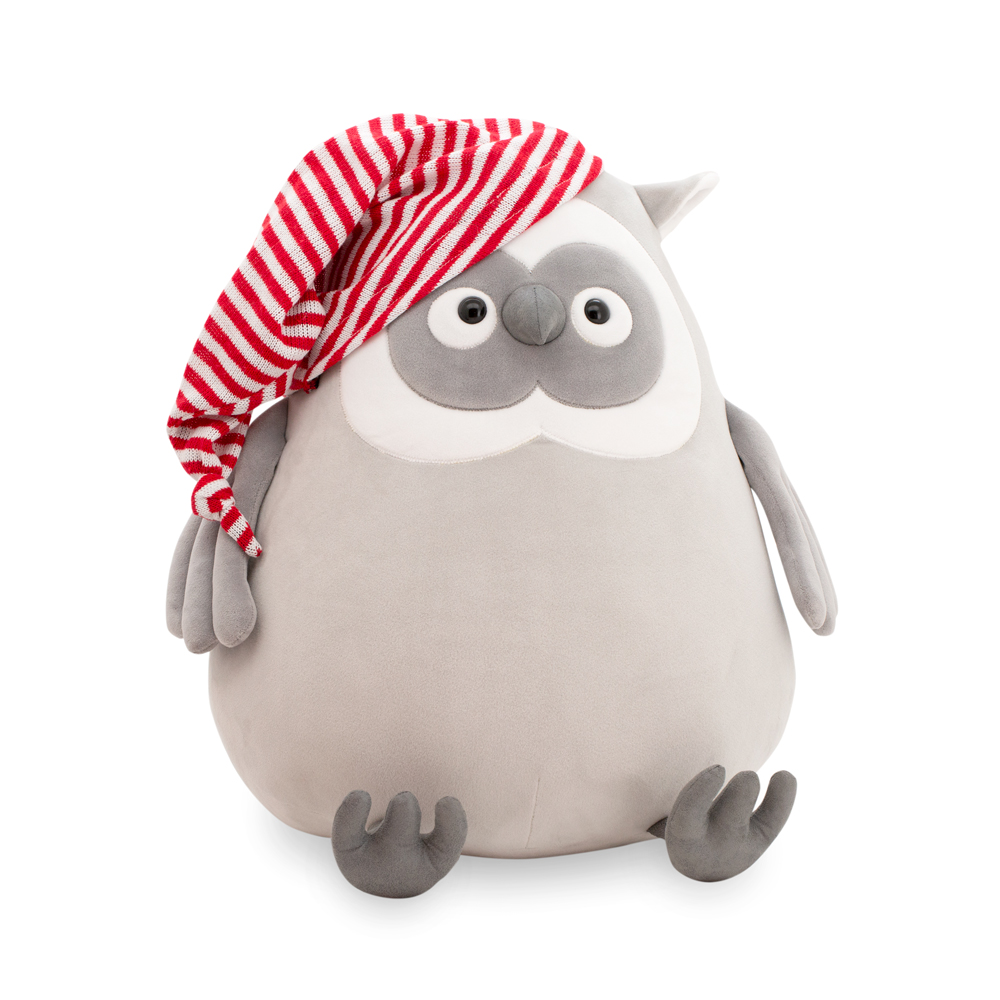 Peluche Grand hibou rigolo - 50 cm