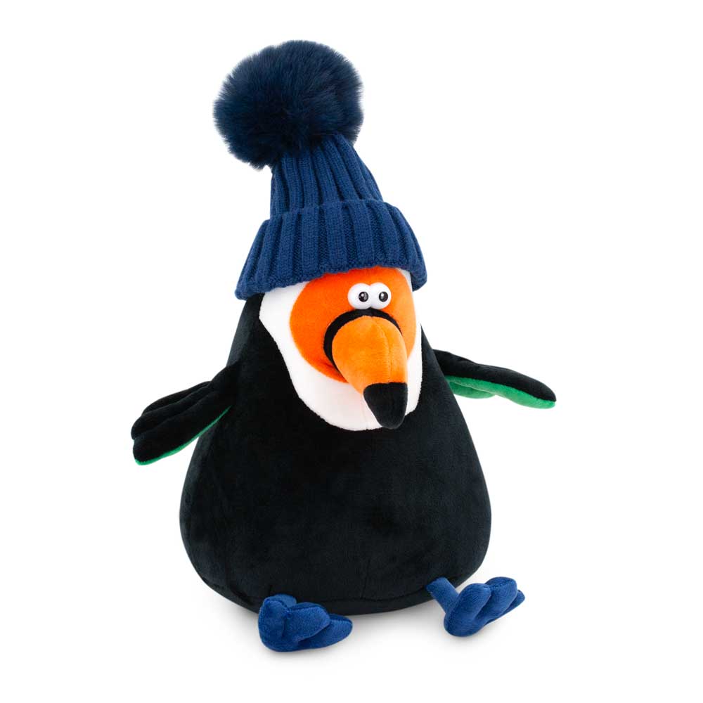 Peluche Toucan rigolo - 20 cm