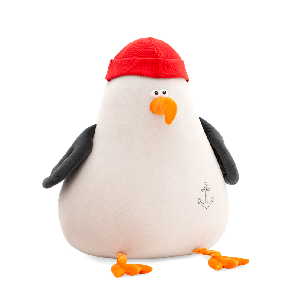 Peluche Albatros rigolo - 50 cm