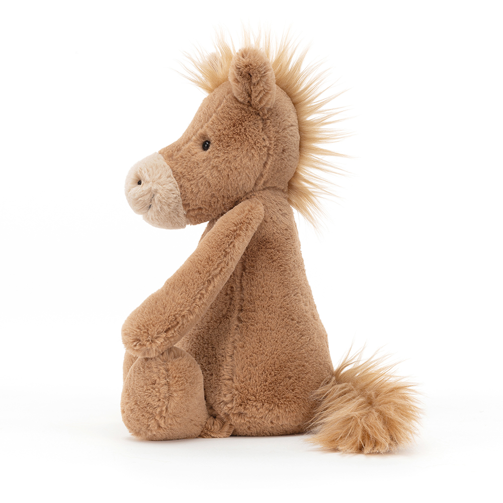 Peluche Jellycat Poney - Bashful poney Small - BASS6PONY 18cm. 3