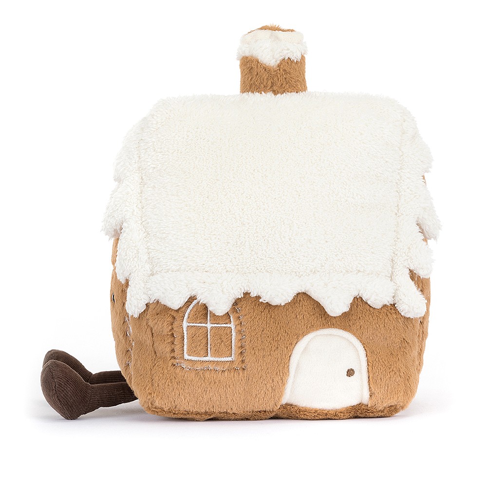 Peluche Jellycat Maison en Pain dépices - Amuseable Gingerbread House A2GH 2