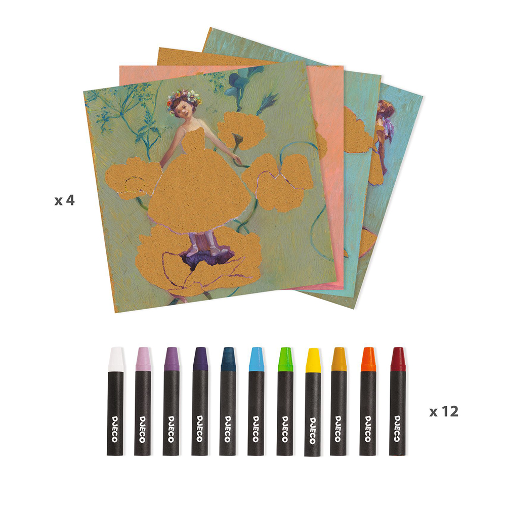 Crayons de cire Inspired by Ballerines - Degas 3